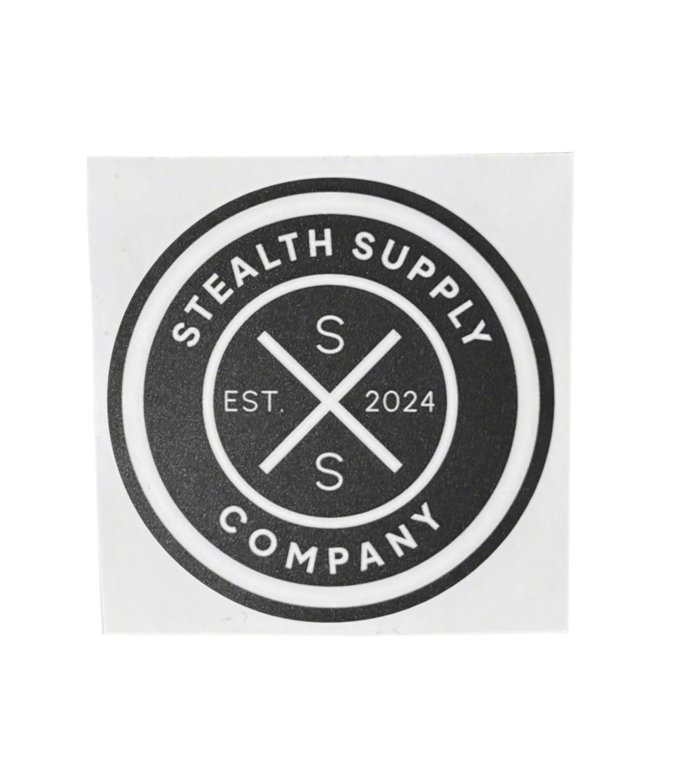 Stealth Supply Co. 3x3 Circle Sticker