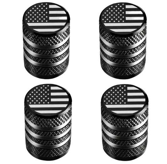 'Merica valve stem caps - 4ct