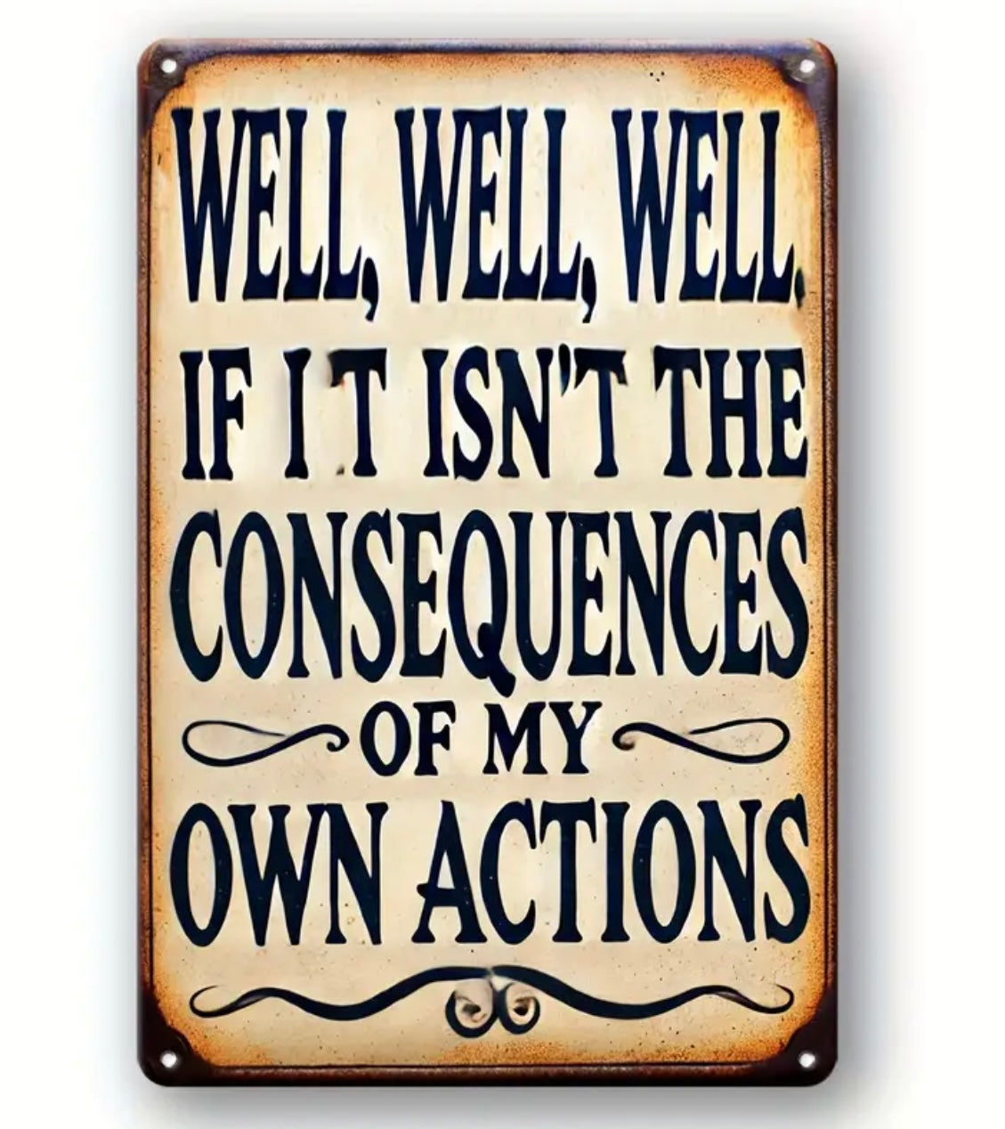Consequences Sign