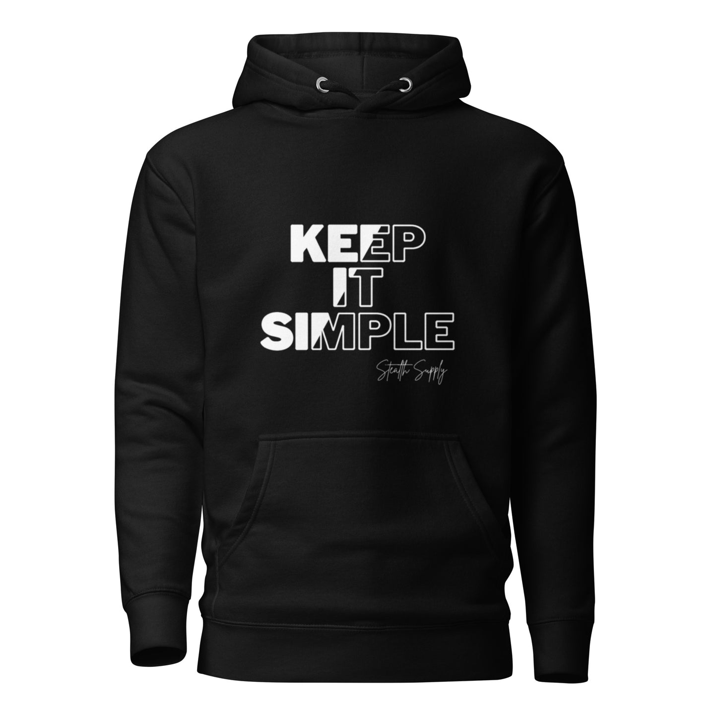 Midweight "Keep it simple" Hoodie