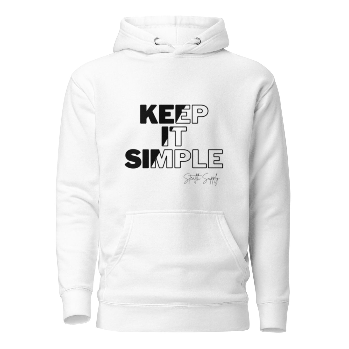 Midweight "Keep it simple" Hoodie