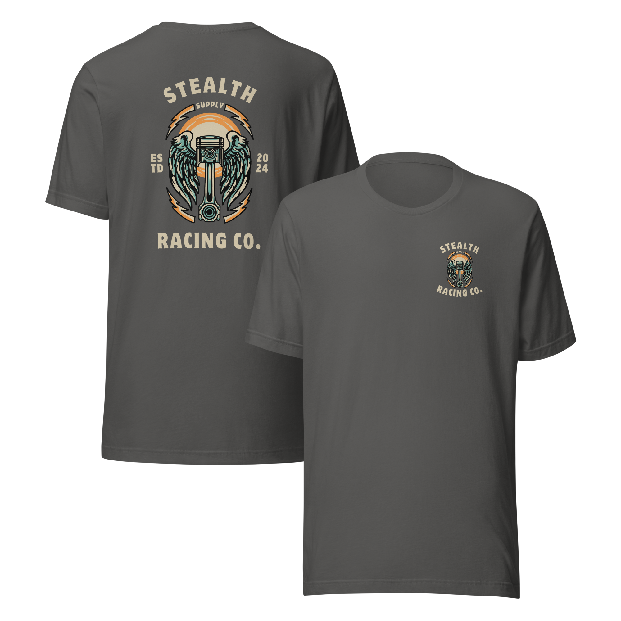 Piston Racing Tee – Stealth Supply Co.