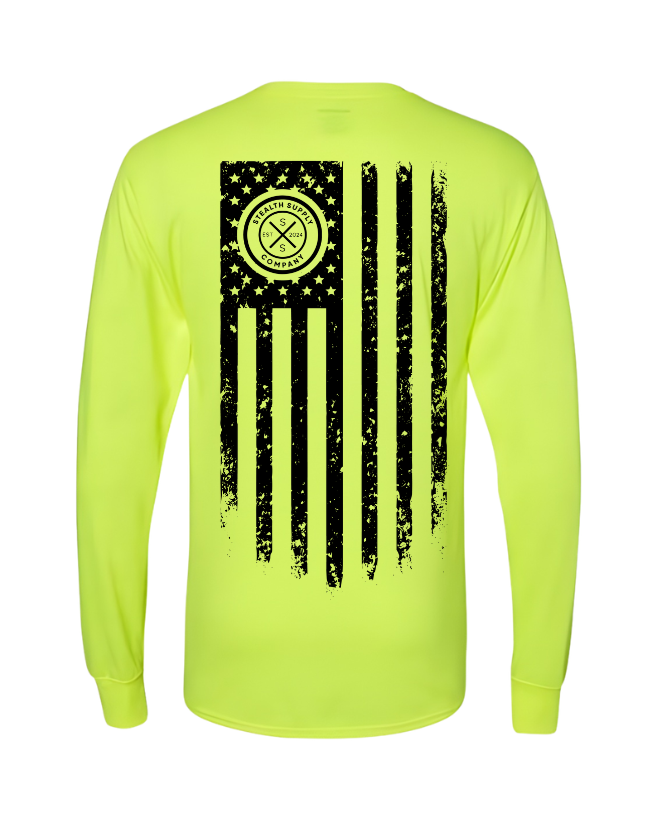 'Merica High-Vis Long Sleeve Tee