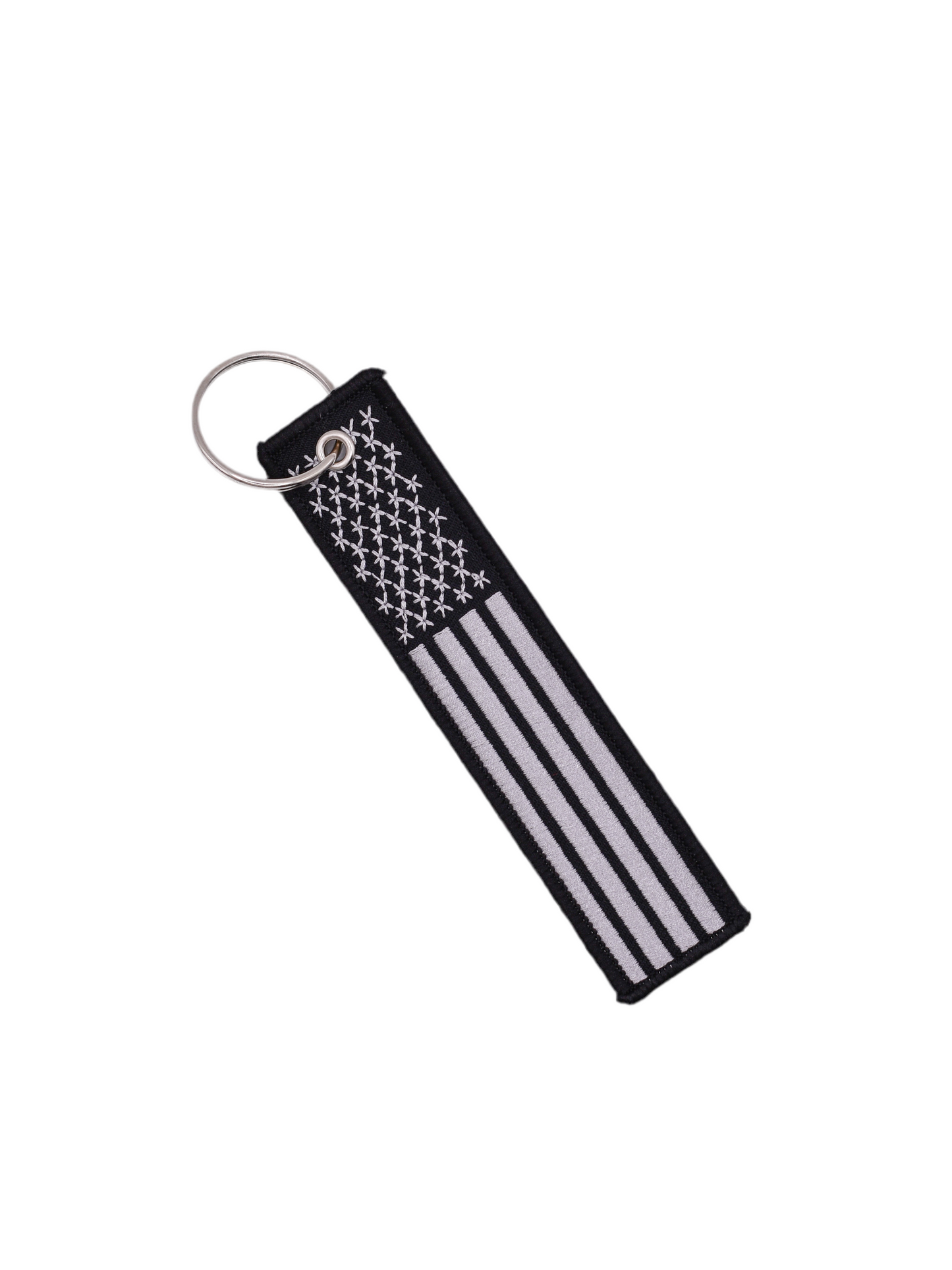 Black American flag Keytag