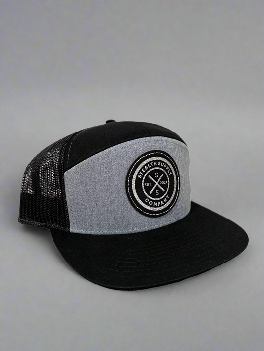 Stealth Supply Co. Leather Patch Trucker Hat