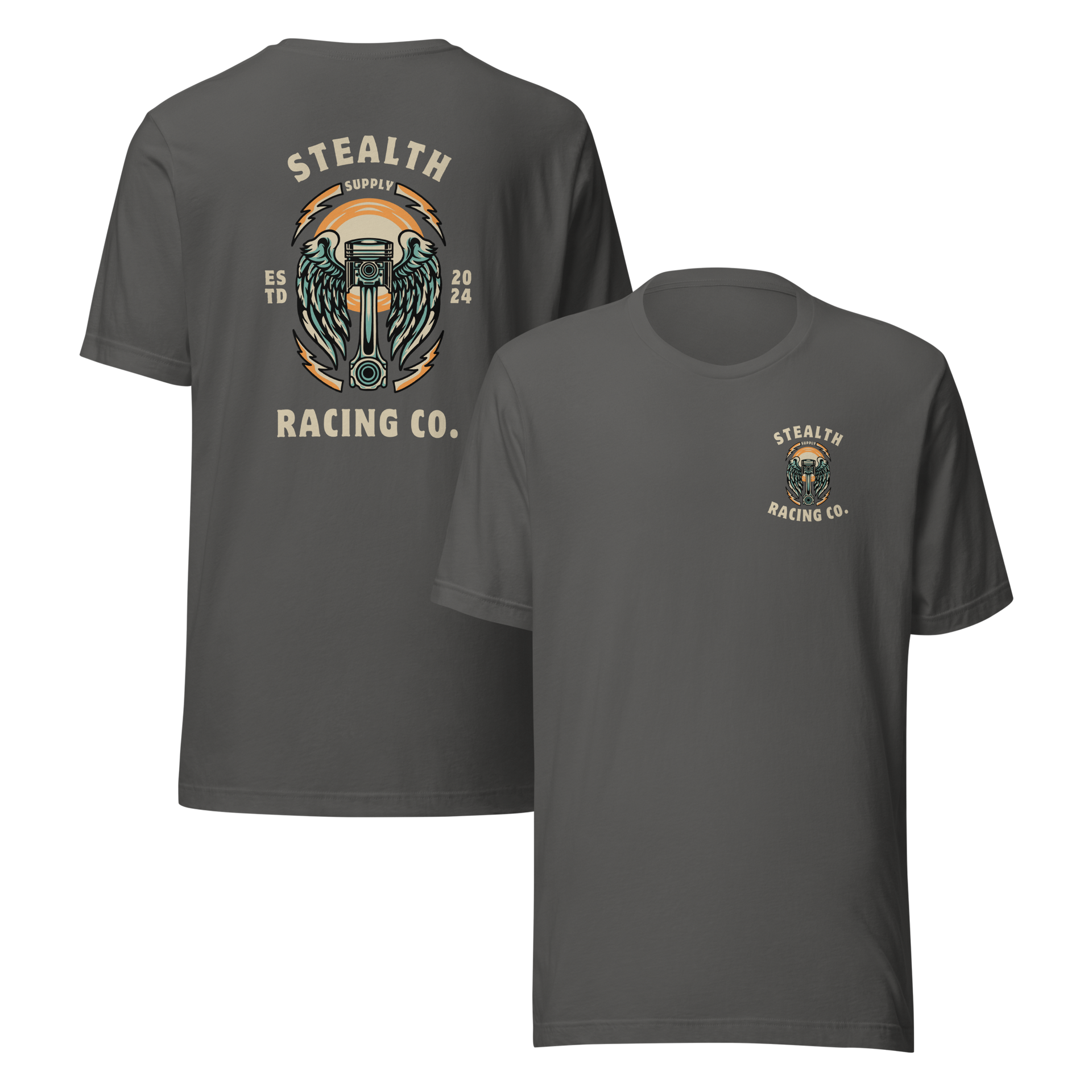 Piston Racing Tee – Stealth Supply Co.