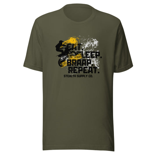 Eat. Sleep. Braap. Repeat. Tee